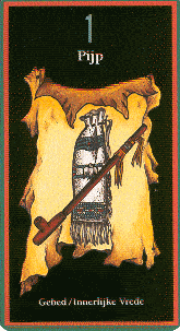 Moeder Aarde tarotkaart de pijp