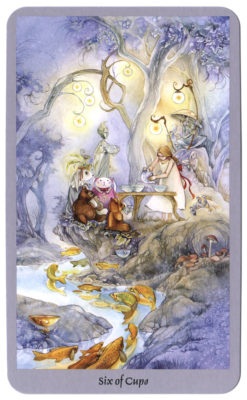 shadowscapes tarotkaart kelken zes