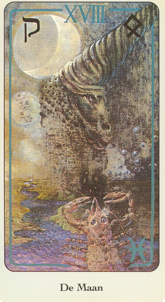 Haindl Tarotkaart De Maan