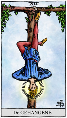 Rider Waite Tarotkaart De Gehangene