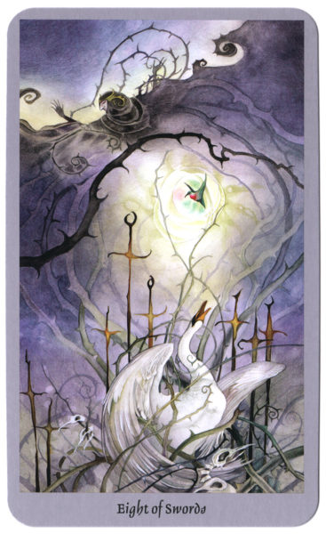 Shadowscapes Tarot Zwaarden Acht Tarot Stap Voor Stap