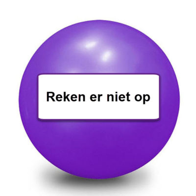 Tarot magic 8 ball 16 reken er niet op