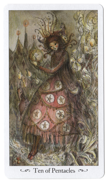 Paulina Tarot Pentakels Tien