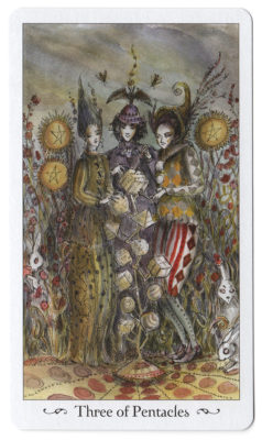 Paulina Tarot Pentakels Drie