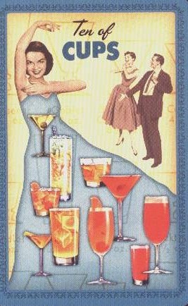Huisvrouwen Tarot Kelken Tien