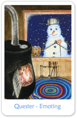 Winterse tarot Ridder van Kelken