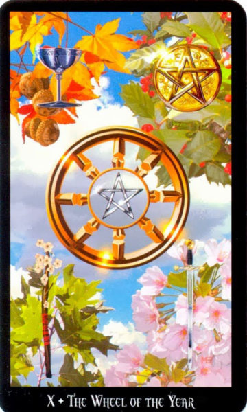 Evans Tarotkaart Wiel van het Jaar /Rad van Fortuin