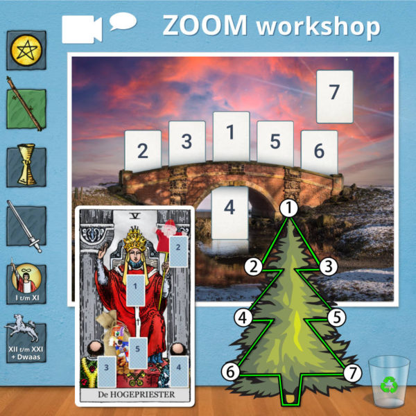 tarot workshop via Zoom voor kerst sinterklaas en brug